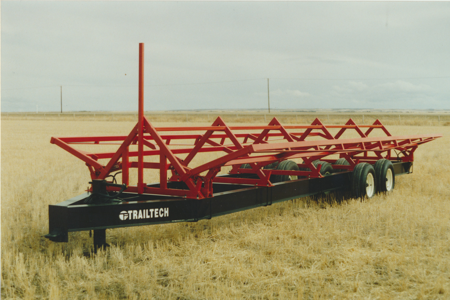 Trailtech trailer in a field
