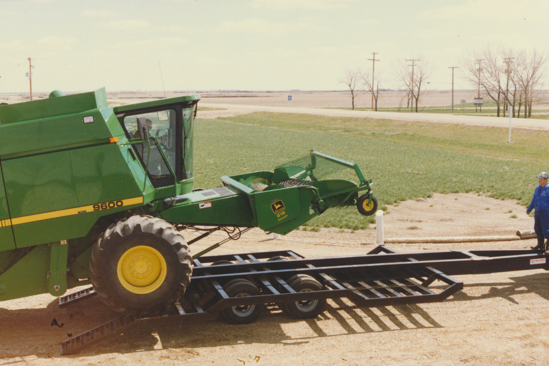 Testing combine trailer