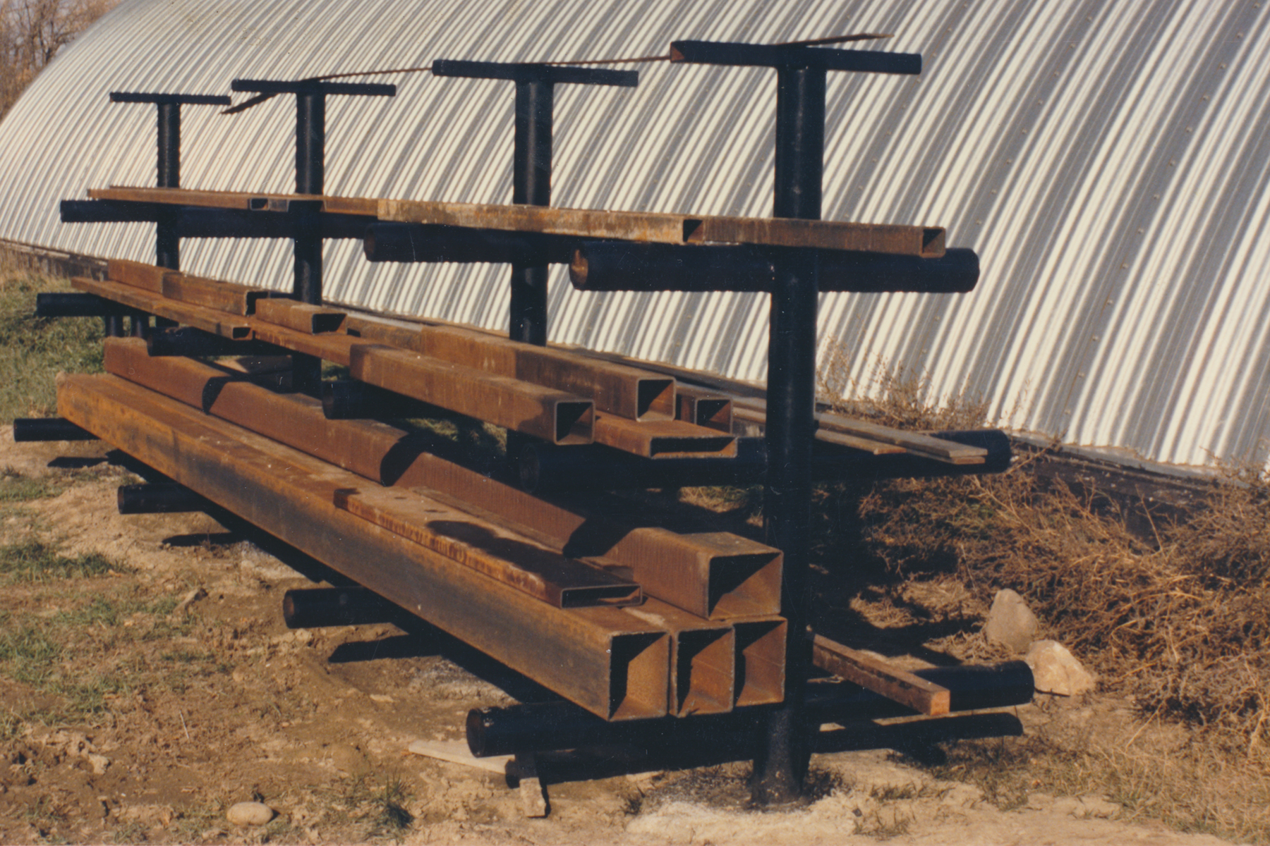 Steel storage on the farm