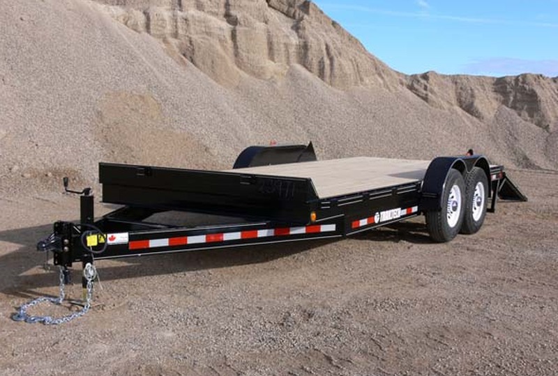 Flatdeck Construction Trailers The Trailtech Construction Series